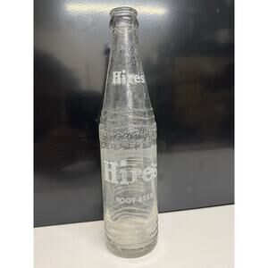 Hires Root Beer Bottle Vintage 10 oz Soda Glass